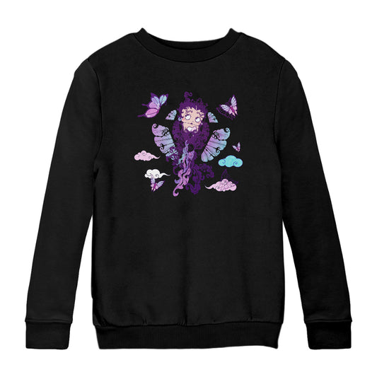 Betty Boop Butterfly Boop Kids Sweatshirt