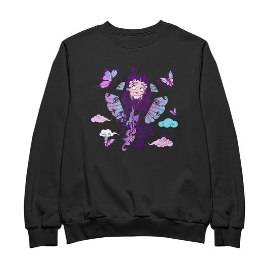 Betty Boop Butterfly Boop Men's Sweatshirt