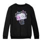 Betty Boop Swirls Pattern Kids Sweatshirt