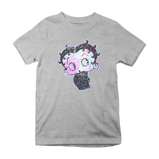 Betty Boop Swirls Pattern Kids T-Shirt
