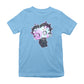 Betty Boop Swirls Pattern Kids T-Shirt
