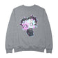 Betty Boop Swirls Pattern Men's Sweatshirt