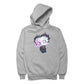 Betty Boop Swirls Pattern Women's Hooded Sweatshirt