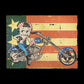 Betty Boop Motorcycle Stars and Stripes Kids T-Shirt