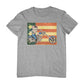 Betty Boop Motorcycle Stars and Stripes Men's T-Shirt