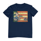 Betty Boop Motorcycle Stars and Stripes Men's T-Shirt