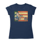 Betty Boop Motorcycle Stars and Stripes Women's T-Shirt
