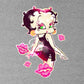 Betty Boop Blowing Shiny Kisses Men's Sweatshirt