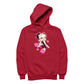 Betty Boop Blowing Shiny Kisses Men's Hooded Sweatshirt