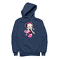 Betty Boop Blowing Shiny Kisses Men's Hooded Sweatshirt