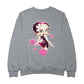 Betty Boop Blowing Shiny Kisses Men's Sweatshirt