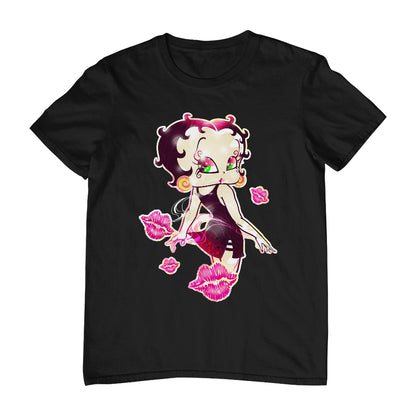 Betty Boop Blowing Shiny Kisses Men's T-Shirt