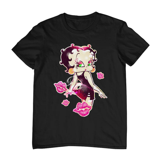 Betty Boop Blowing Shiny Kisses Men's T-Shirt