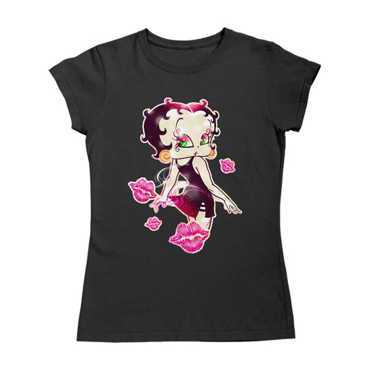 Betty Boop Blowing Shiny Kisses Women's T-Shirt