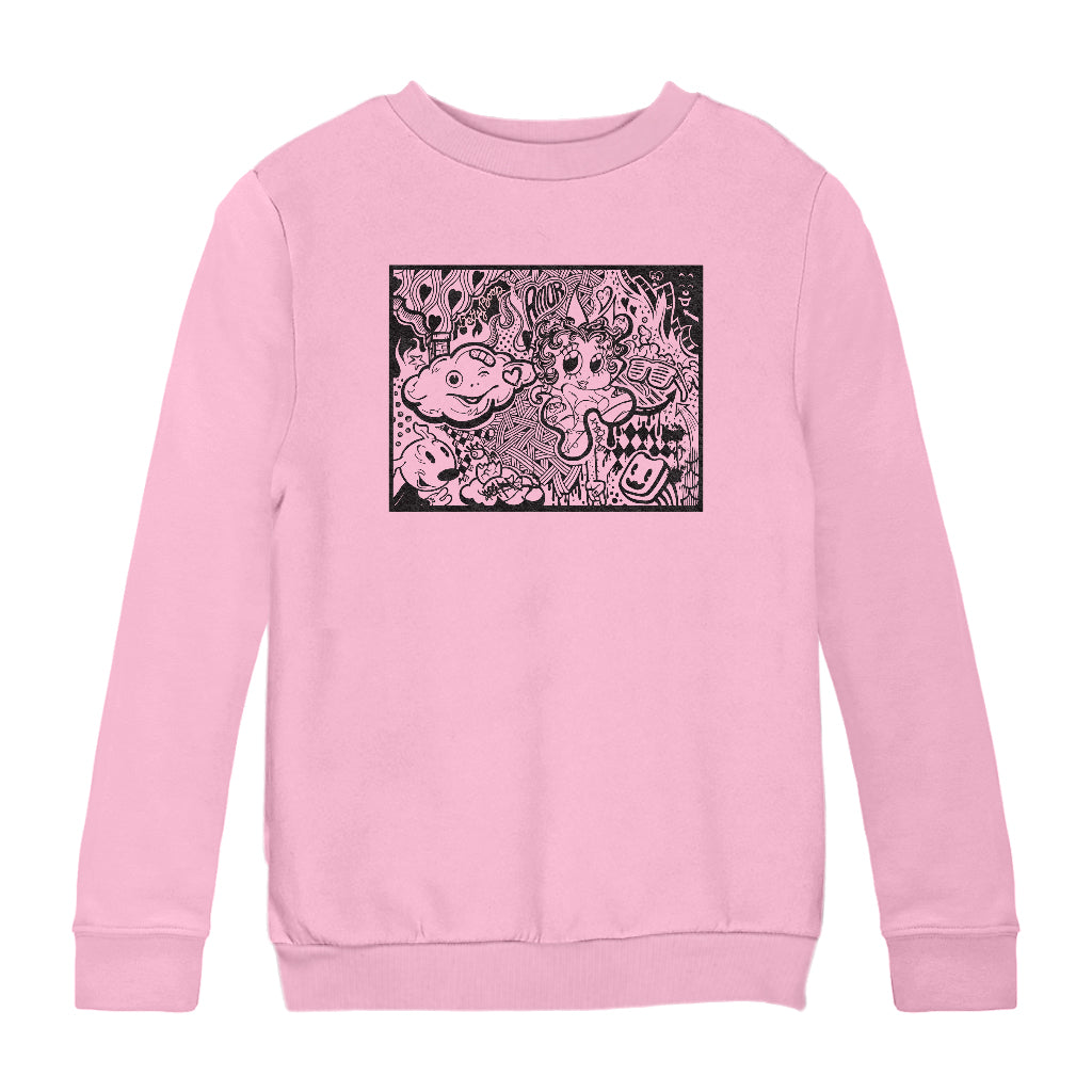 Betty Boop Psychedelic Love Kids Sweatshirt