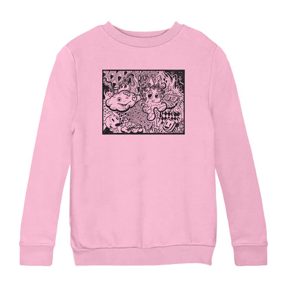 Betty Boop Psychedelic Love Kids Sweatshirt