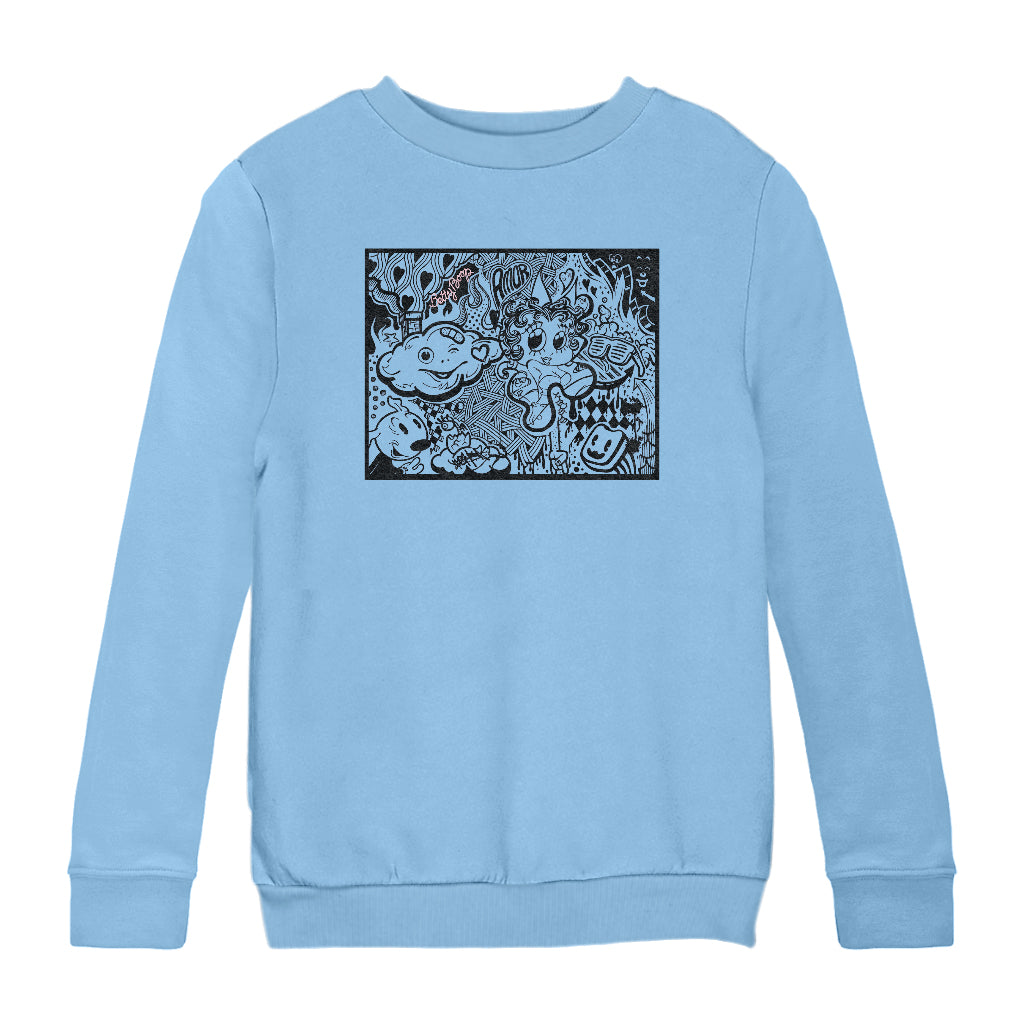 Betty Boop Psychedelic Love Kids Sweatshirt