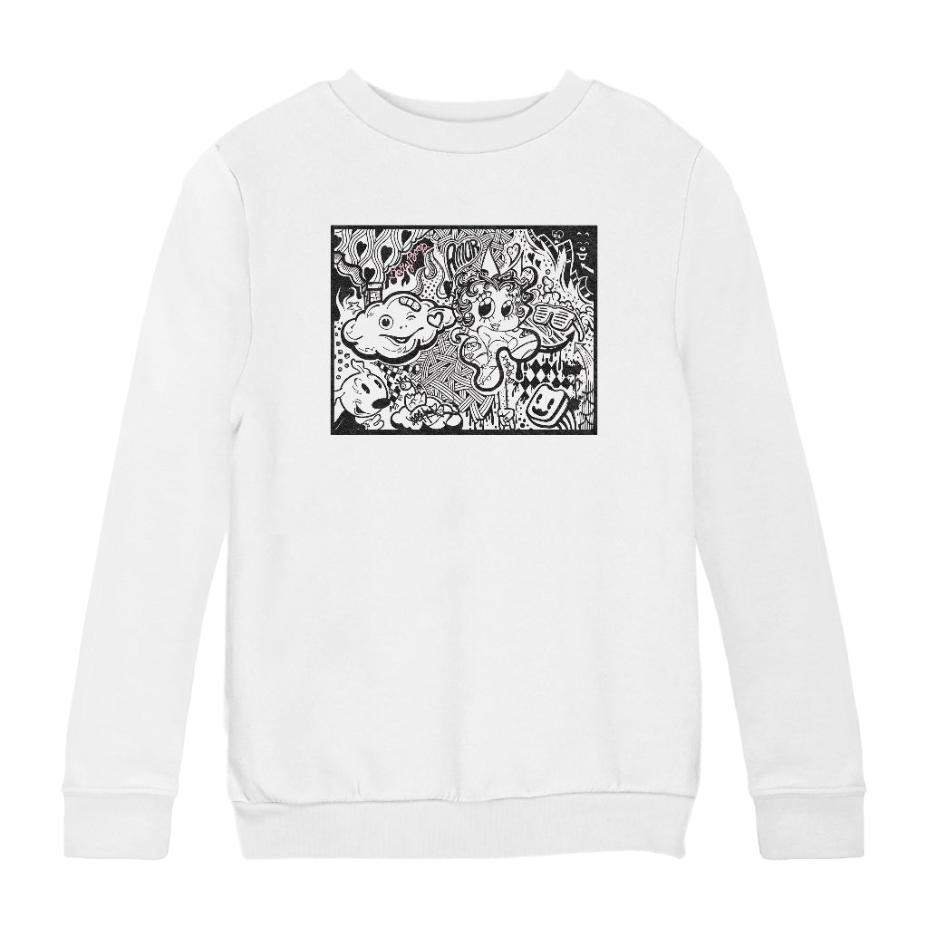 Betty Boop Psychedelic Love Kids Sweatshirt