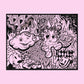 Betty Boop Psychedelic Love Kids Hooded Sweatshirt