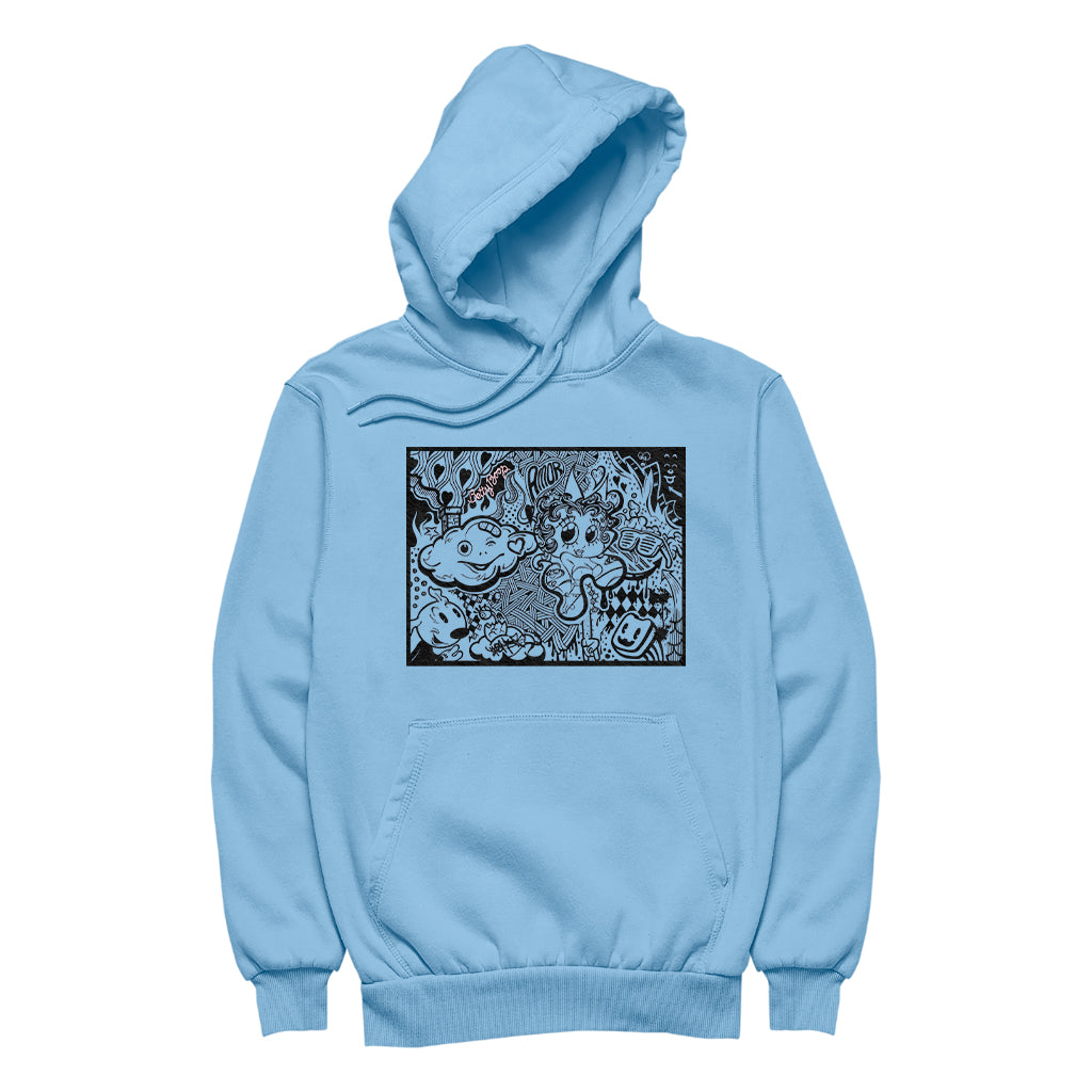 Betty Boop Psychedelic Love Men's Hooded Sweatshirt