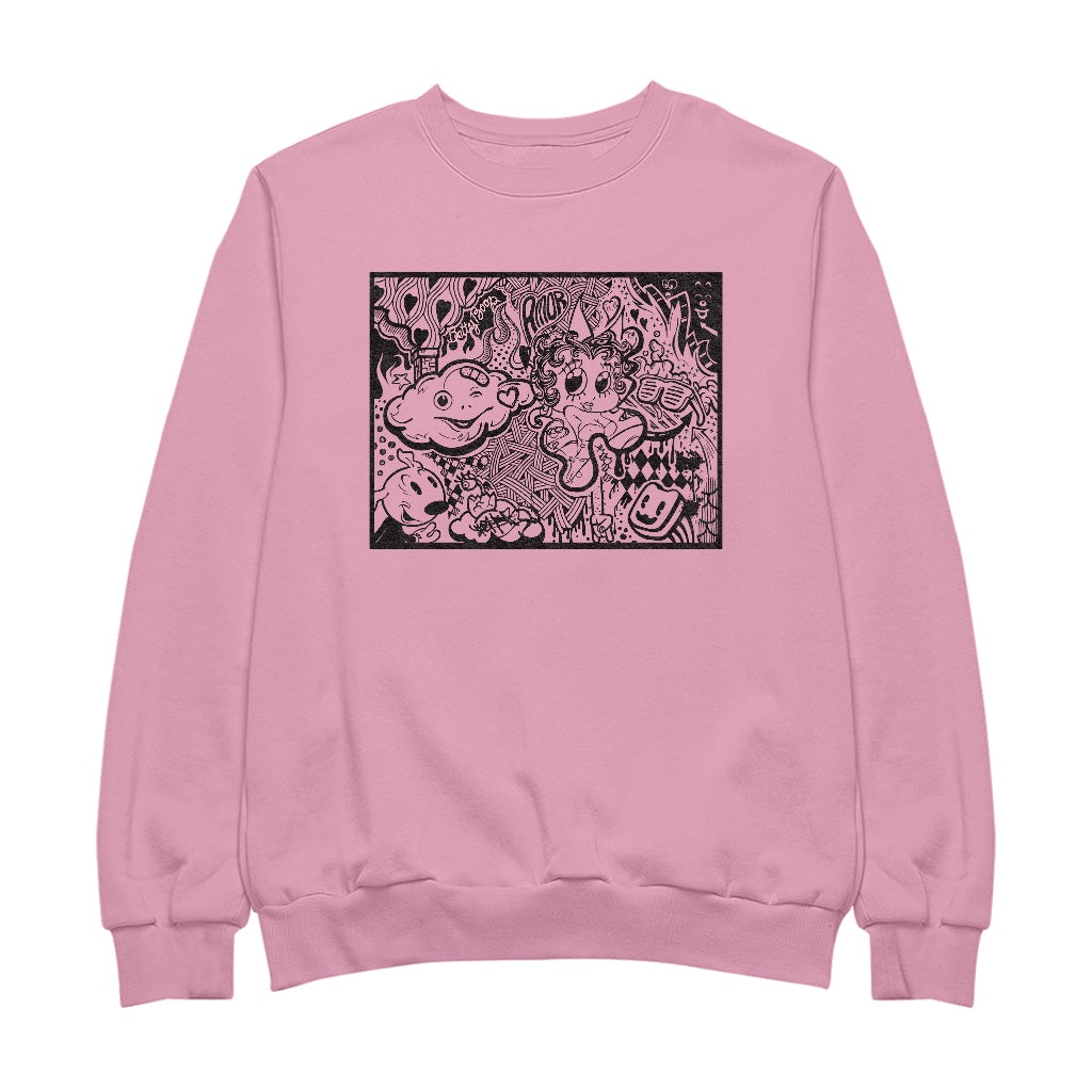 Betty Boop Psychedelic Love Men's Sweatshirt