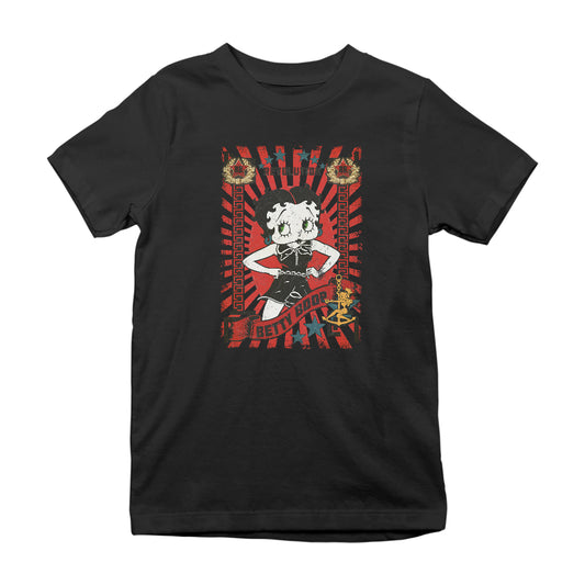 Betty Boop Revolution Poster Style Kids T-Shirt