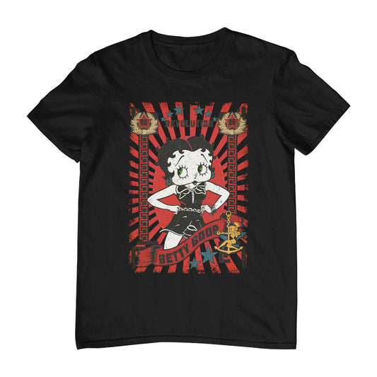 Betty Boop Revolution Poster Style Men's T-Shirt