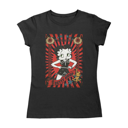 Betty Boop Revolution Poster Style Women's T-Shirt