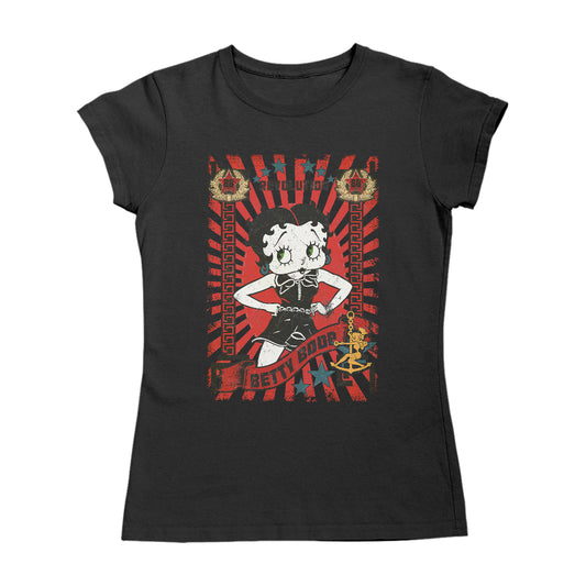 Betty Boop Revolution Poster Style Women's T-Shirt