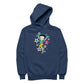 Betty Boop Polka Dots and Stars Men's Hooded Sweatshirt