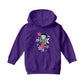 Betty Boop Pink Stars and Polka Dots Kids Hooded Sweatshirt