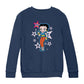 Betty Boop Pink Stars and Polka Dots Kids Sweatshirt