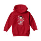 Betty Boop Espadrilles Dots and Stars Kids Hooded Sweatshirt