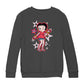 Betty Boop Espadrilles Dots and Stars Kids Sweatshirt