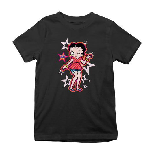 Betty Boop Espadrilles Dots and Stars Kids T-Shirt