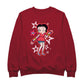 Betty Boop Espadrilles Dots and Stars Men's Sweatshirt