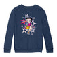 Betty Boop Sitting Stars and Dots Kids Sweatshirt