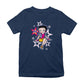 Betty Boop Sitting Stars and Dots Kids T-Shirt
