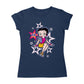 Betty Boop Sitting Stars and Dots Women's T-Shirt