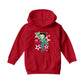 Betty Boop Green Top Stars And Dots Kids Hooded Sweatshirt
