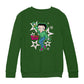 Betty Boop Green Top Stars And Dots Kids Sweatshirt