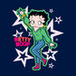 Betty Boop Green Top Stars And Dots Men's T-Shirt