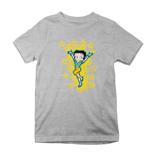 Betty Boop Gold Stars Kids T-Shirt