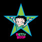 Betty Boop Green And Blue Star Kids T-Shirt