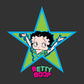 Betty Boop Green And Blue Star Kids T-Shirt