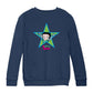 Betty Boop Green And Blue Star Kids Sweatshirt