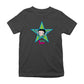 Betty Boop Green And Blue Star Kids T-Shirt