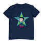 Betty Boop Green And Blue Star Men's T-Shirt