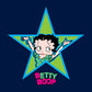 Betty Boop Green And Blue Star Kids T-Shirt