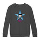 Betty Boop Big Blue Star Kids Sweatshirt